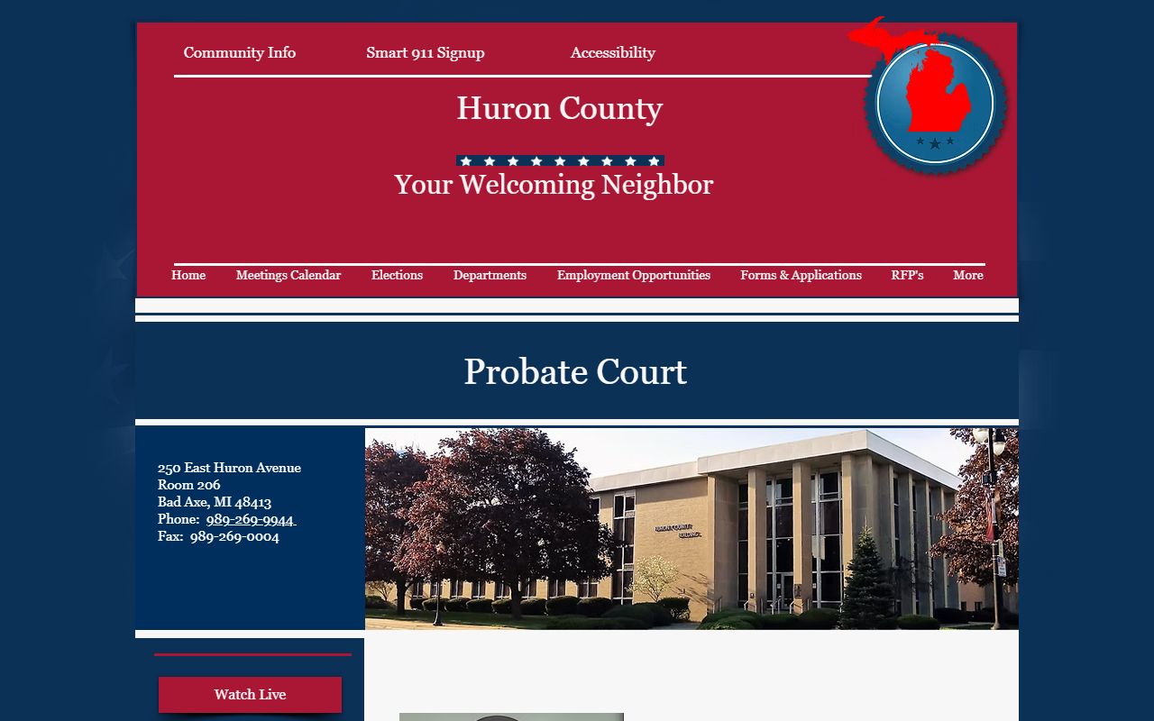 Huron County Probate Court overview for estate and guardianship records